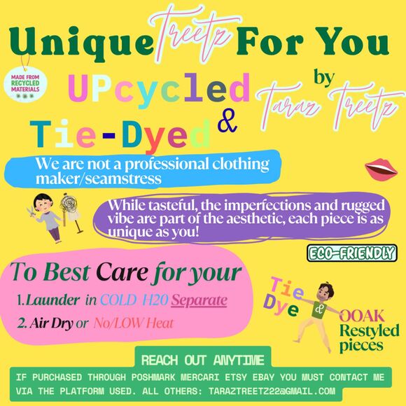 Bleach Painted Trees Landscape Upcycled UNTUCKit Long Sleeve Shirt - Picture 13 of 13